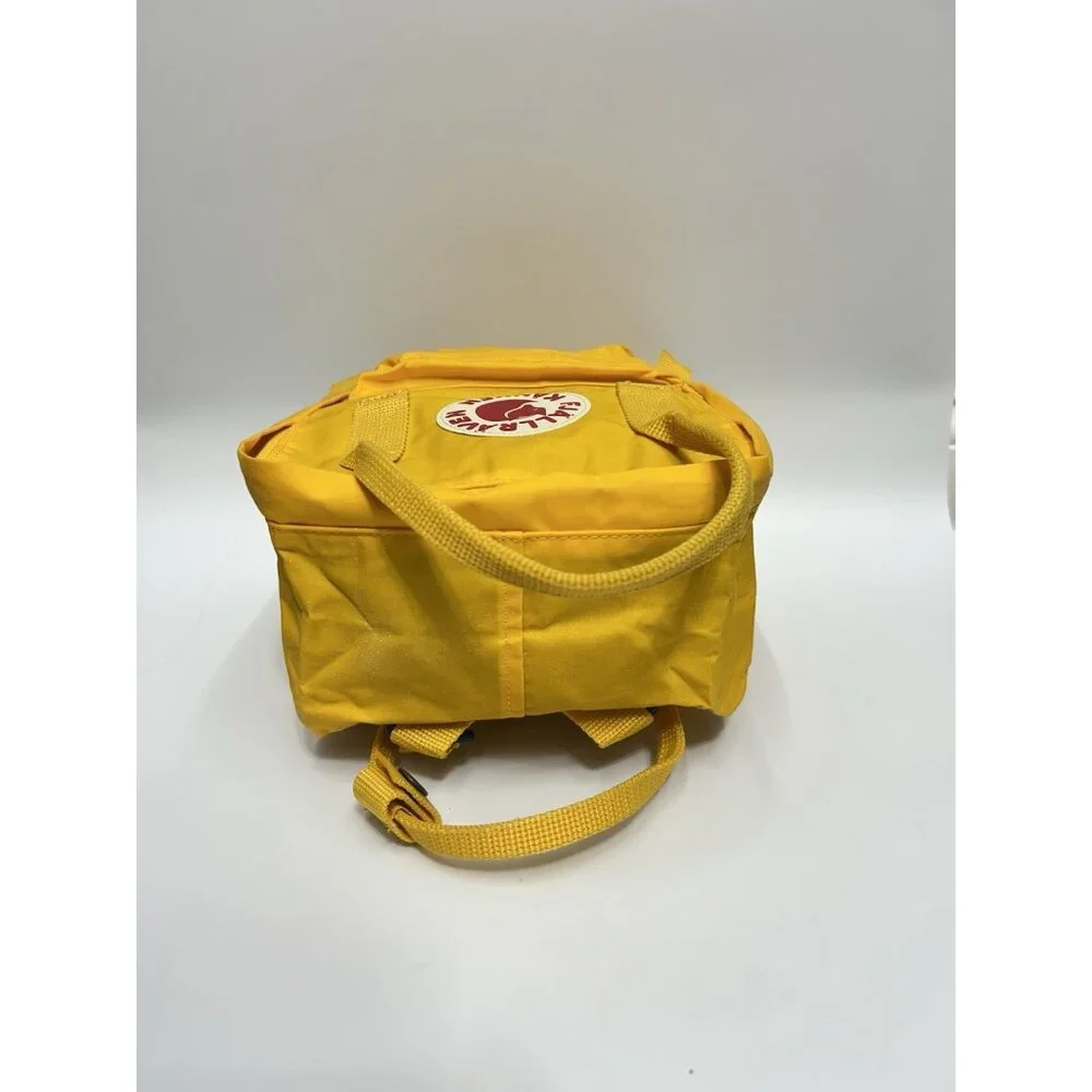 Fjallraven Kanken Mini Everyday Outdoor Backpack Yellow - Very Good Condition